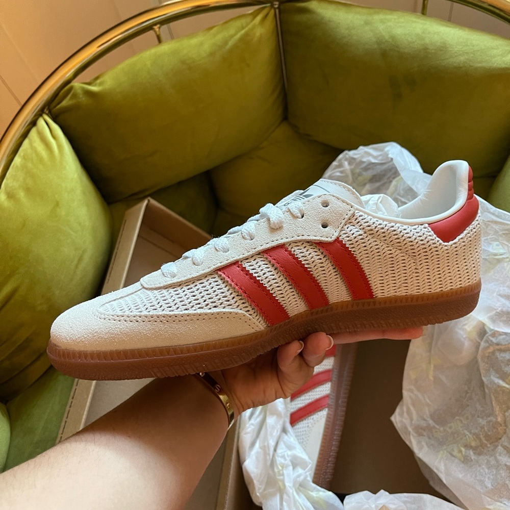 Samba OG Crystal White Preloved Red